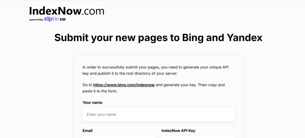 indexnow rapid ulr indexer