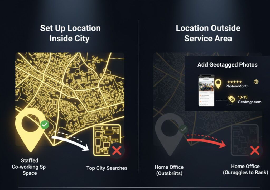 comparison of setting image tag inside and outside service area